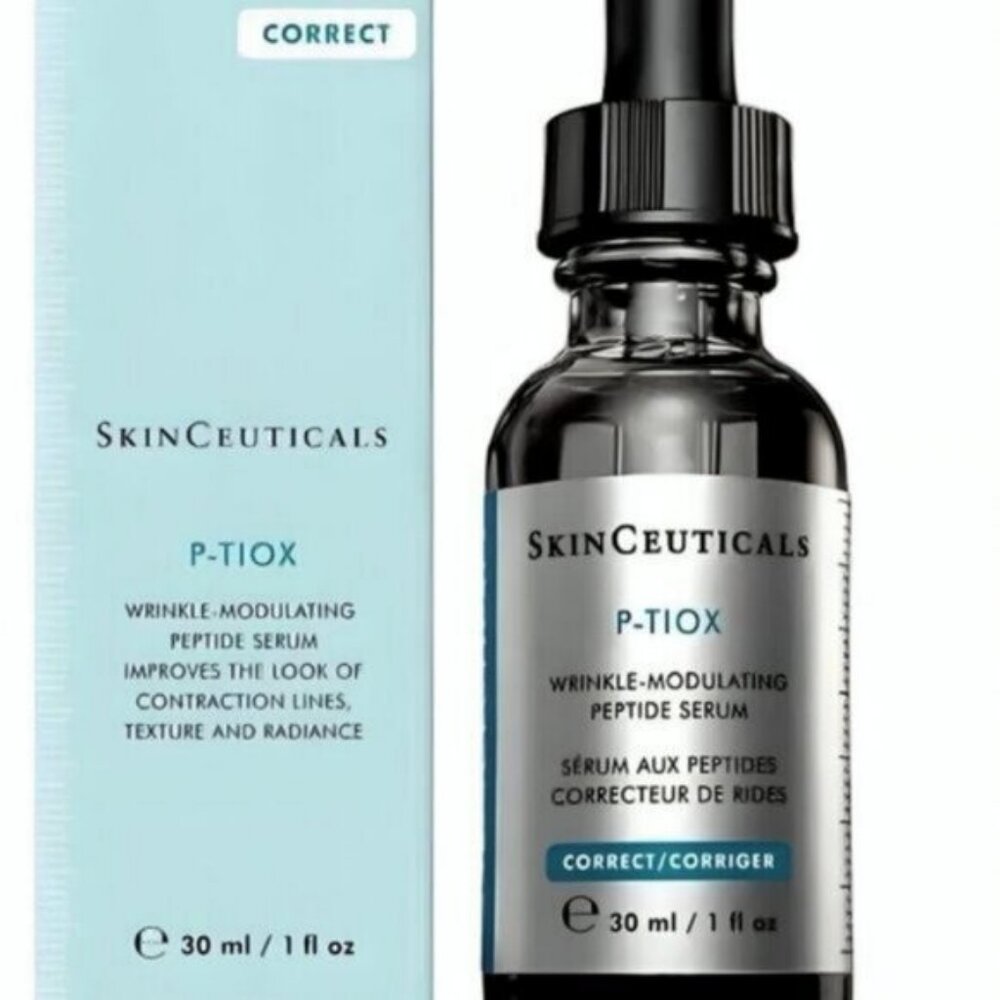 😍SkinCeuticals P-Tiox Serum Light Blue and Silver